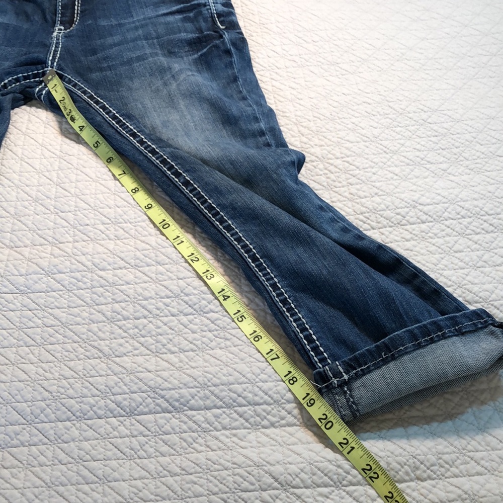 Denim Couture Smith denim stretch bling jeans, sz7 - Picture 10 of 14